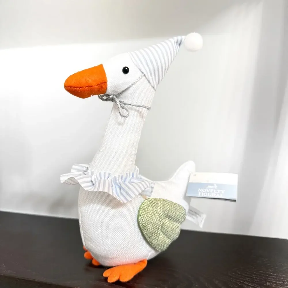 Plush Goose Bullseye Playground Target - Indoor Decor Spring Party Hat Striped